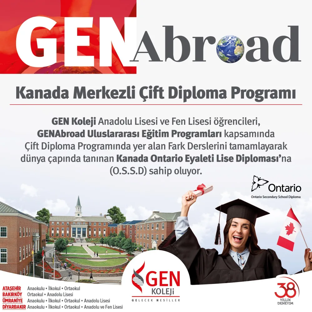 Kanada Merkezli Çift Diploma Programı