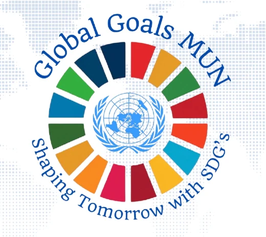 Global Goals MUN logosu — Shaping Tomorrow with SDG's