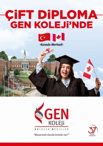 GEN Koleji Kanada Çift Diploma Programı tanıtım broşürü kapağı